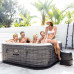  Intex 28452 SPA бассейн PureSpa Greystone Deluxe Square,196x71 см.